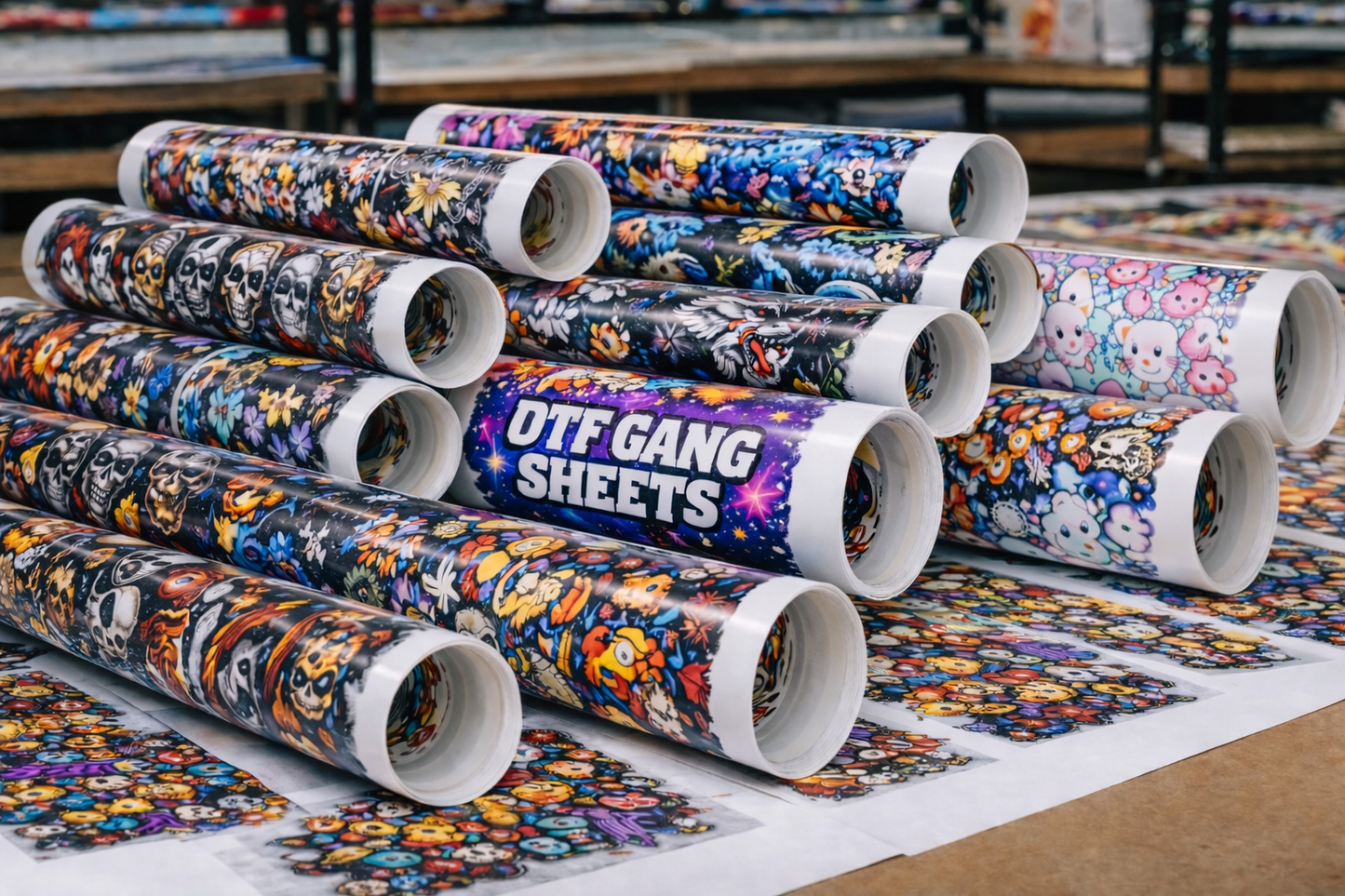 Merch Supply smart and easy to use ai gang sheet builder for beginners